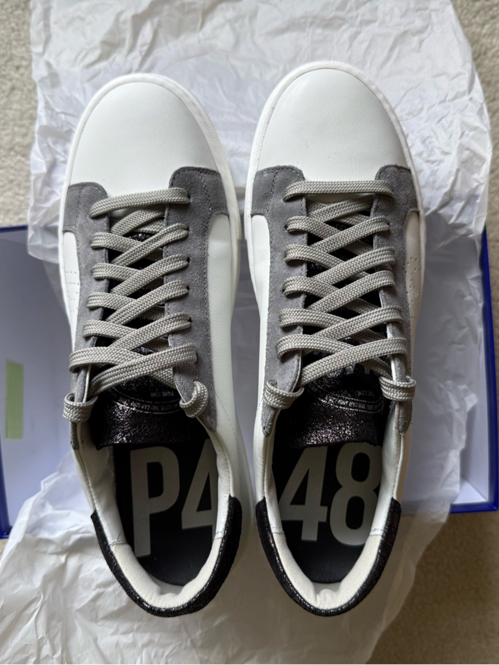 P448 Thea Smog-White  -  Size  40 EU